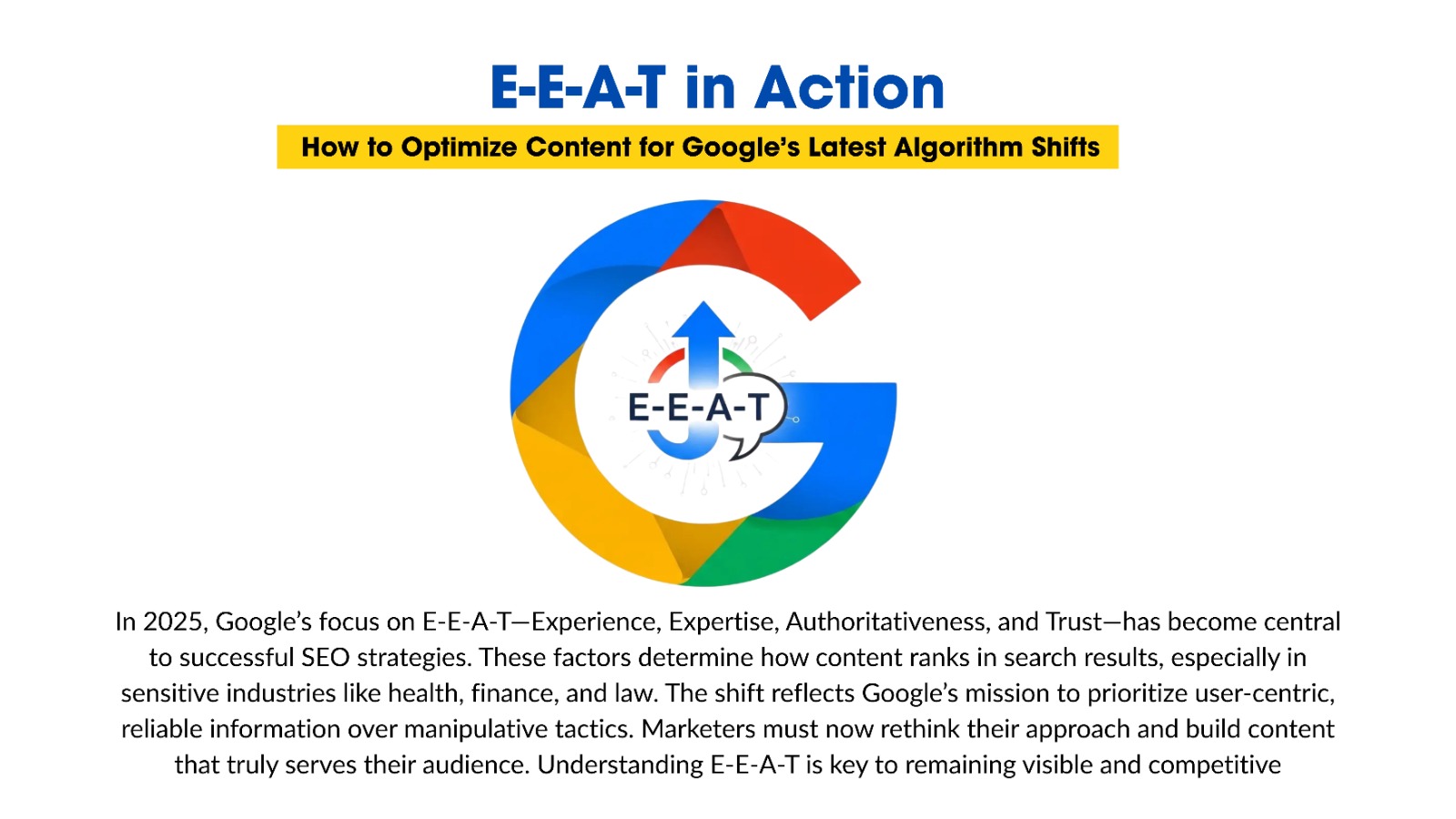E-E-A-T in Action: How to Optimize Content for Google’s Latest Algorithm Shifts